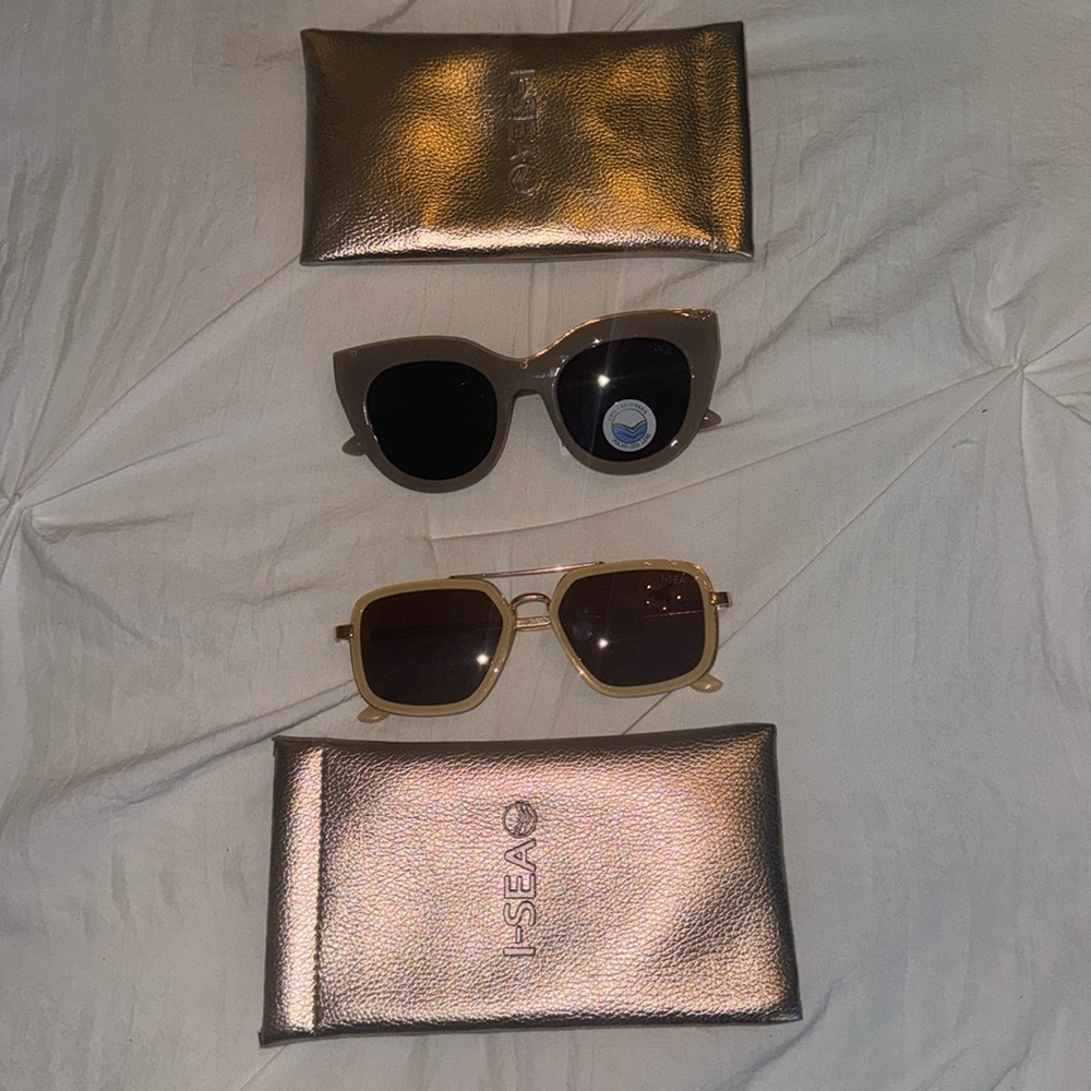 I- Sea Sunglasses (2 pair,) brand new!